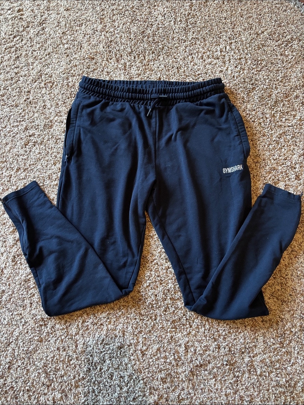 Gymshark Mens Navy Slim Fit Joggers